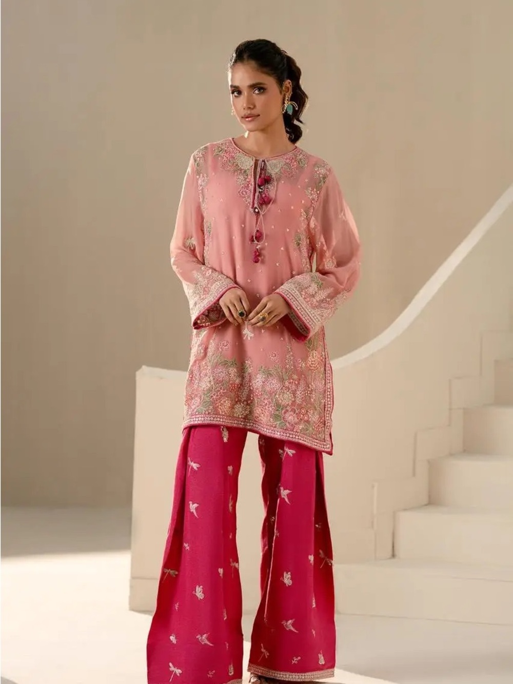 ETHNC pink dress